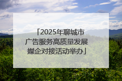 2025年聊城市广告服务高质量发展媒企对接活动举办
