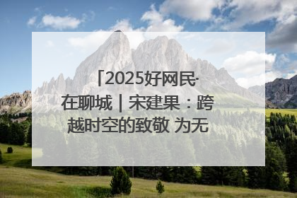 2025好网民·在聊城｜宋建果：跨越时空的致敬 为无名烈士“正名”