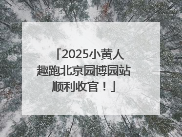2025小黄人趣跑北京园博园站顺利收官！