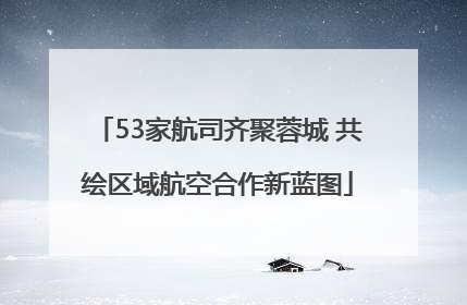 53家航司齐聚蓉城 共绘区域航空合作新蓝图