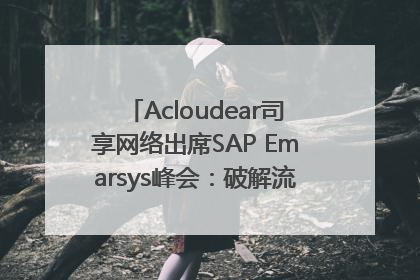 Acloudear司享网络出席SAP Emarsys峰会：破解流量困局，驱动精准增长